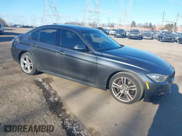 2014 BMW 3 Series 335i xDrive with VIN WBA3B9G54ENR91076, listed as a IAAI auction lot 41643651 with 55,558 mi miles and . Bid and sale history available at DreamBid. Image 1.