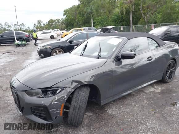 2023 BMW 4 Series 430i with VIN WBA23AT03PCL21070, listed as a IAAI auction lot 42730718 with 19,859 mi miles and . Bid and sale history available at DreamBid. Image 6.