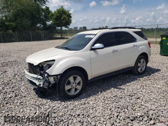 2015 Chevrolet Equinox LT with VIN 1GNALCEK9FZ106319, listed as a Copart auction lot 66538125 with 138,021 mi miles and Salvage title. Bid and sale history available at DreamBid. Image 1.
