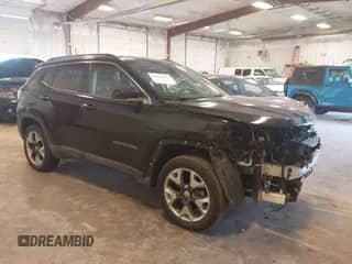 2018 Jeep Compass Limited z VIN 3C4NJDCB9JT372688, wystawiony jako IAAI lot #43218755 z przebiegiem 64 096 mil mil oraz . Historia ofert i sprzedaży dostępna na DreamBid. Obrazek 1.
