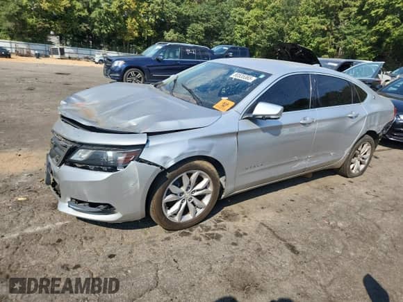 2017 Chevrolet Impala LT with VIN 2G1105S3XH9110816, listed as a Copart auction lot 80535365 with Not provided miles and Clean title. Bid and sale history available at DreamBid. Image 1.