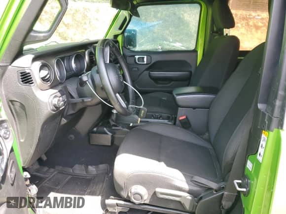 2018 Jeep Wrangler Sport with VIN 1C4GJXAG4JW316712, listed as a Copart auction lot 62000835 with 80,027 mi miles and Salvage title. Bid and sale history available at DreamBid. Image 7.
