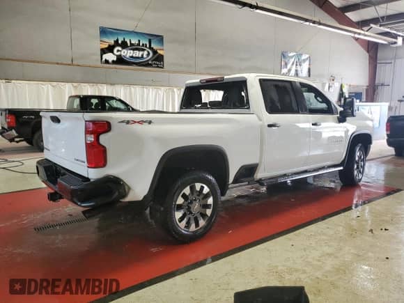 2021 Chevrolet Silverado 2500HD Custom с VIN 1GC4YME77MF245615, выставлен на аукционе Copart как лот 55934775 с пробегом 51 614 миль миль и Списание • Salvage title. История ставок и продаж доступна на DreamBid. Изображение 3.