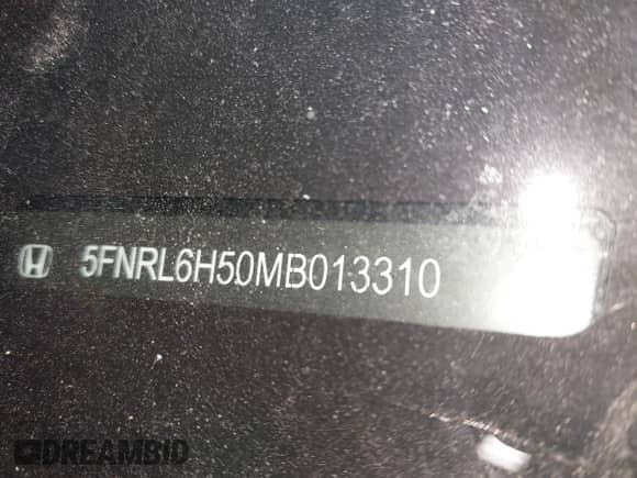 2021 Honda Odyssey EX with VIN 5FNRL6H50MB013310, listed as a IAAI auction lot 43332324 with 87,756 mi miles and . Bid and sale history available at DreamBid. Image 9.