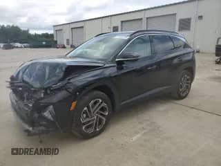 2025 Hyundai Tucson Limited with VIN 3KMJE3DE8SE005533, listed as a Copart auction lot 59690735 with 13,830 mi miles and Salvage title. Bid and sale history available at DreamBid. Image 1.