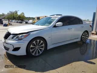 2013 Hyundai Genesis R-Spec z VIN KMHGC4DH9DU225394, wystawiony jako Copart lot #71444805 z przebiegiem Nie podano mil oraz Szkoda całkowita • Salvage title. Historia ofert i sprzedaży dostępna na DreamBid. Obrazek 1.