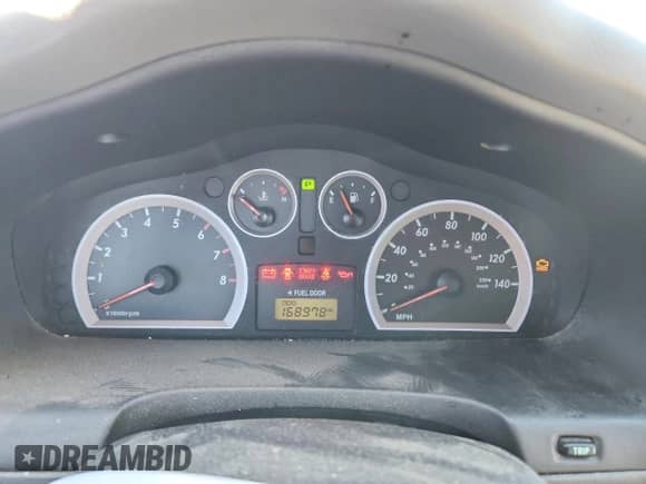 2006 Hyundai Santa Fe GLS z VIN KM8SC13E16U058838, wystawiony jako Copart lot #87070215 z przebiegiem 168 978 mil mil oraz Czysty tytuł • Clean title. Historia ofert i sprzedaży dostępna na DreamBid. Obrazek 9.