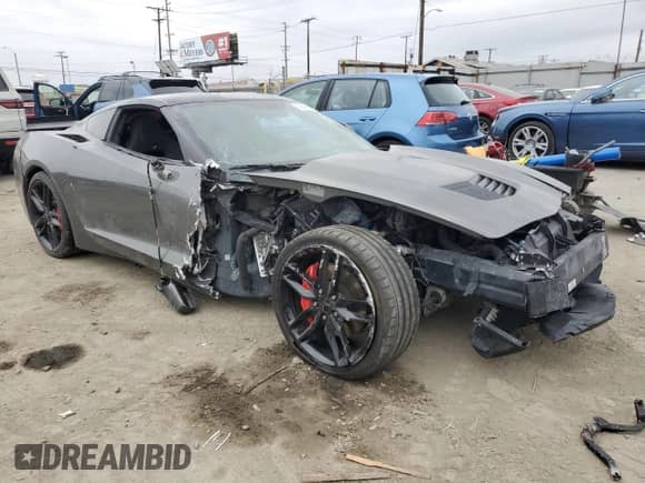 2016 Chevrolet Corvette 3LT z VIN 1G1YF2D78G5122230, wystawiony jako Copart lot #53842935 z przebiegiem Nie podano mil oraz Szkoda całkowita • Salvage title. Historia ofert i sprzedaży dostępna na DreamBid. Obrazek 4.