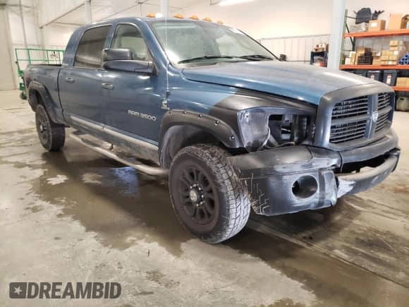 2006 Dodge 3500 Laramie with VIN 3D7LX39C86G251088, listed as a Copart auction lot 48910175 with 266,127 mi miles and Salvage title. Bid and sale history available at DreamBid. Image 4.
