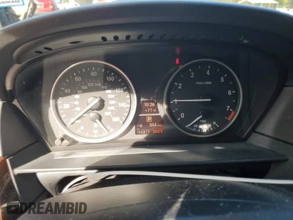 2008 BMW 5 Series 528i with VIN WBANU53538C110031, listed as a Copart auction lot 84761865 with 146,877 mi miles and Salvage title. Bid and sale history available at DreamBid. Image 9.