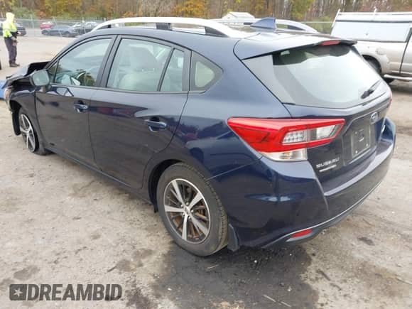 2020 Subaru Impreza Premium z VIN 4S3GTAV65L3734371, wystawiony jako IAAI lot #43492013 z przebiegiem 14 009 mil mil oraz . Historia ofert i sprzedaży dostępna na DreamBid. Obrazek 3.