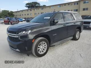 2021 Chevrolet Tahoe LS с VIN 1GNSCMKD4MR299752, выставлен на аукционе Copart как лот 50038445 с пробегом 69 349 миль миль и Списание • Salvage title. История ставок и продаж доступна на DreamBid. Изображение 1.