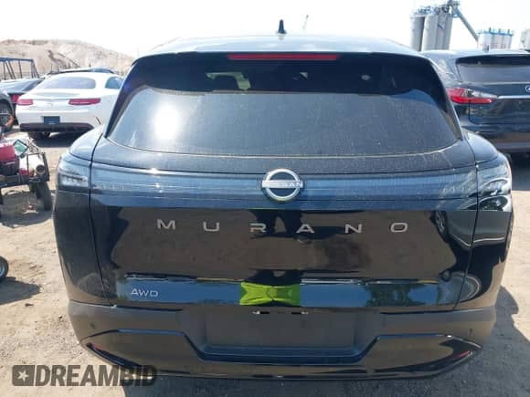 2025 Nissan Murano SV with VIN 5N1AZ3BS7SC127237, listed as a IAAI auction lot 42923855 with 1,367 mi miles and . Bid and sale history available at DreamBid. Image 16.