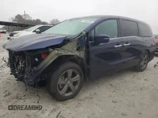 2023 Honda Odyssey EX с VIN 5FNRL6H54PB039929, выставлен на аукционе Copart как лот 44634395 с пробегом 22 414 миль миль и Списание • Salvage title. История ставок и продаж доступна на DreamBid. Изображение 1.