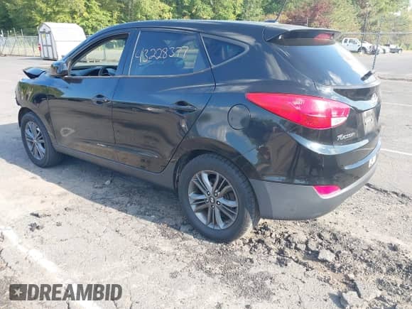2014 Hyundai Tucson GLS with VIN KM8JTCAF0EU894044, listed as a IAAI auction lot 43228377 with 142,934 mi miles and . Bid and sale history available at DreamBid. Image 3.