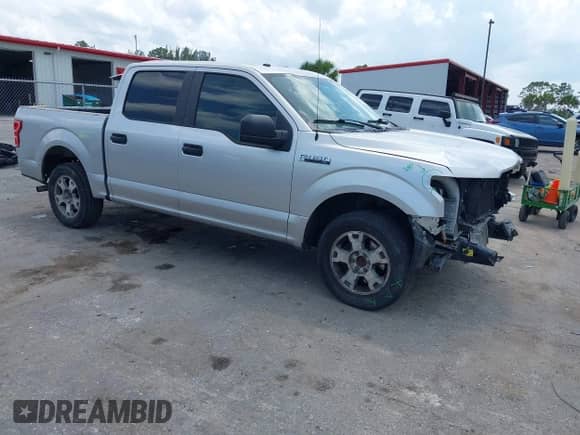 2018 Ford F-150 XL with VIN 1FTEW1CP6JFA35949, listed as a IAAI auction lot 42322549 with 104,044 mi miles and . Bid and sale history available at DreamBid. Image 1.
