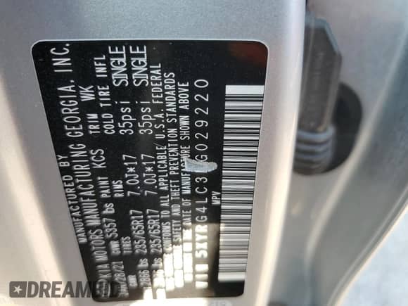 2021 Kia Sorento LX with VIN 5XYRG4LC3MG029220, listed as a Copart auction lot 68012835 with 100,356 mi miles and Salvage title. Bid and sale history available at DreamBid. Image 14.