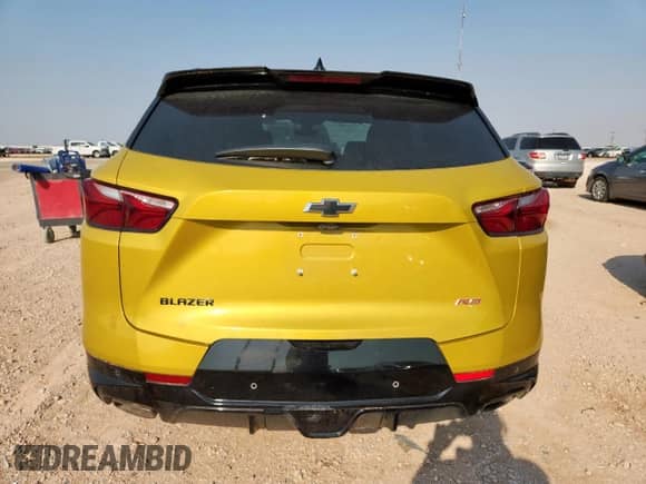 2022 Chevrolet Blazer RS с VIN 3GNKBERSXNS136289, выставлен на аукционе Copart как лот 61508675 с пробегом 50 490 миль миль и Чистый • Clean title. История ставок и продаж доступна на DreamBid. Изображение 6.