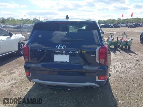 2022 Hyundai Palisade SEL with VIN KM8R4DHE7NU414939, listed as a IAAI auction lot 43406606 with 47,723 mi miles and . Bid and sale history available at DreamBid. Image 16.