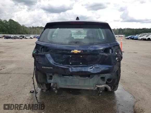 2020 Chevrolet Equinox LS with VIN 3GNAXHEV5LS600746, listed as a Copart auction lot 60289365 with 88,734 mi miles and Salvage title. Bid and sale history available at DreamBid. Image 6.