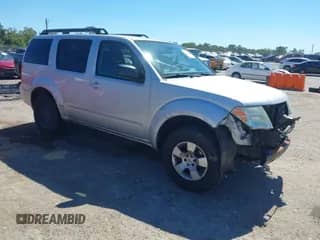 2012 Nissan Pathfinder SV with VIN 5N1AR1NN3CC615662, listed as a IAAI auction lot 43427882 with 276,664 mi miles and . Bid and sale history available at DreamBid. Image 1.