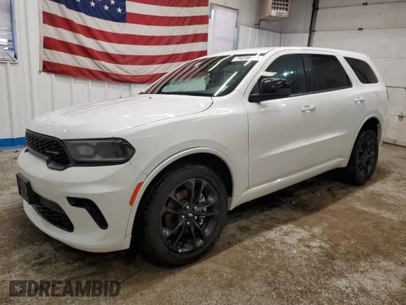 2025 Dodge Durango GT Plus with VIN 1C4RDJDG8SC532607, listed as a Copart auction lot 62597255 with 5,482 mi miles and Clean title. Bid and sale history available at DreamBid. Image 1.