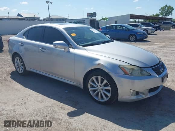 2009 Lexus IS 250 z VIN JTHBK262695093466, wystawiony jako IAAI lot #42514031 z przebiegiem 144 574 mil mil oraz . Historia ofert i sprzedaży dostępna na DreamBid. Obrazek 1.
