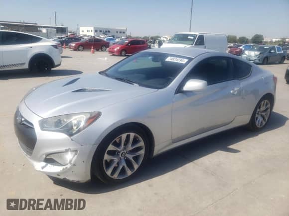 2013 Hyundai Genesis Coupe 2.0T с VIN KMHHT6KD1DU084675, выставлен на аукционе Copart как лот 74824594 с пробегом 180 603 миль миль и Чистый • Clean title. История ставок и продаж доступна на DreamBid. Изображение 1.
