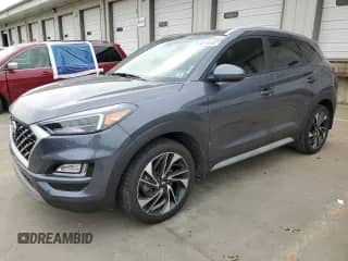 2019 Hyundai Tucson Night Edition с VIN KM8J33AL3KU888367, выставлен на аукционе Copart как лот 57259895 с пробегом 106 561 миль миль и Списание • Salvage title. История ставок и продаж доступна на DreamBid. Изображение 1.