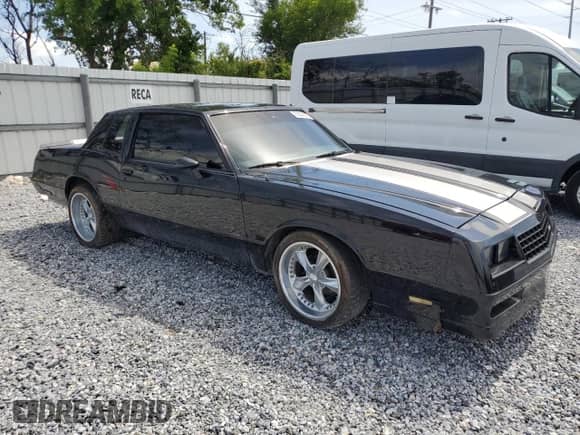 1985 Chevrolet Monte Carlo Sport SS with VIN 1G1GZ37G3FR135978, listed as a Copart auction lot 63644325 with 97,269 mi miles and Clean title. Bid and sale history available at DreamBid. Image 4.