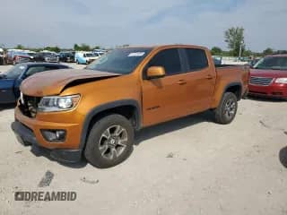 2017 Chevrolet Colorado 4WD Z71 with VIN 1GCGTDENXH1286317, listed as a Copart auction lot 81151695 with 107,889 mi miles and Salvage title. Bid and sale history available at DreamBid. Image 1.