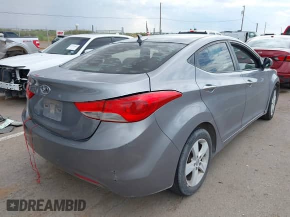 2013 Hyundai Elantra GLS with VIN KMHDH4AE9DU786497, listed as a IAAI auction lot 43254237 with 205,970 mi miles and . Bid and sale history available at DreamBid. Image 4.