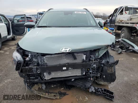 2024 Hyundai Kona SEL with VIN KM8HBCAB2RU058398, listed as a Copart auction lot 44371424 with Not provided miles and Salvage title. Bid and sale history available at DreamBid. Image 5.