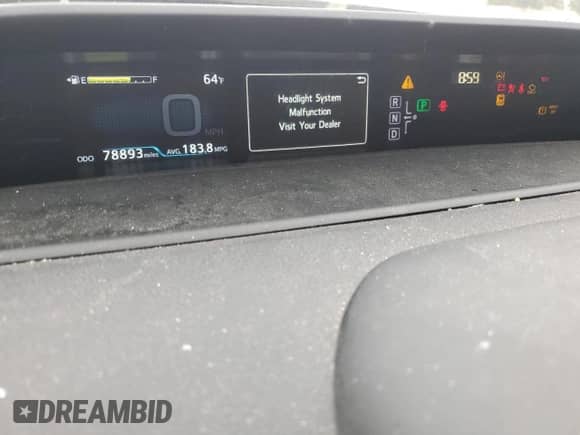 2018 Toyota Prius Plus with VIN JTDKARFP8J3098208, listed as a Copart auction lot 66583635 with 78,893 mi miles and Salvage title. Bid and sale history available at DreamBid. Image 9.