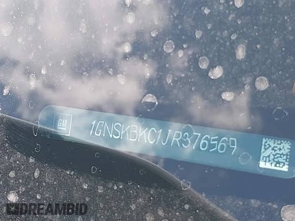 2018 Chevrolet Tahoe LT с VIN 1GNSKBKC1JR376569, выставлен на аукционе IAAI как лот 43291898 с пробегом 121 871 миль миль и . История ставок и продаж доступна на DreamBid. Изображение 17.