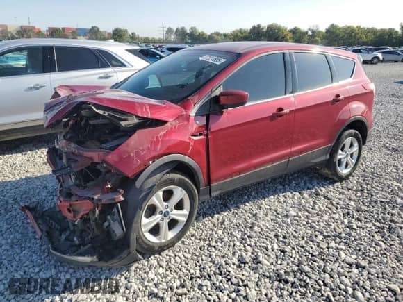 2014 Ford Escape SE with VIN 1FMCU0GX3EUB59059, listed as a Copart auction lot 87624585 with 117,007 mi miles and Salvage title. Bid and sale history available at DreamBid. Image 1.