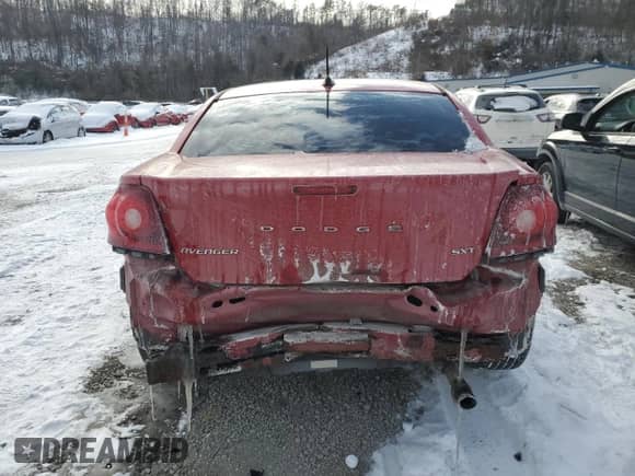 2013 Dodge Avenger SXT with VIN 1C3CDZCB2DN746742, listed as a Copart auction lot 87598015 with 164,676 mi miles and Salvage title. Bid and sale history available at DreamBid. Image 6.