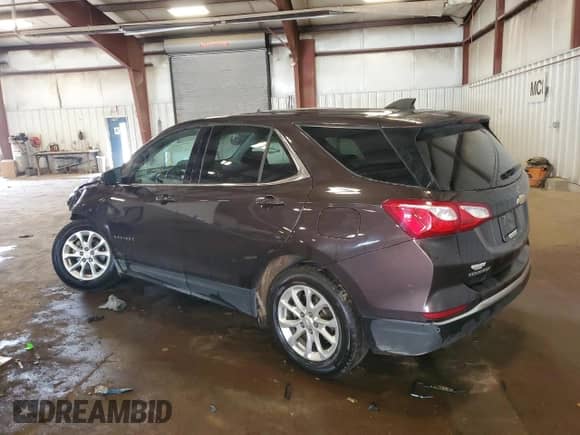 2020 Chevrolet Equinox LT with VIN 2GNAXJEVXL6181931, listed as a Copart auction lot 68443455 with 108,540 mi miles and Salvage title. Bid and sale history available at DreamBid. Image 2.