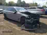 2021 BMW 5 Series 540i xDrive with VIN WBA73BJ0XMWX17876, listed as a Copart auction lot 64485835 with Not provided miles and Salvage title. Bid and sale history available at DreamBid. Image 4.