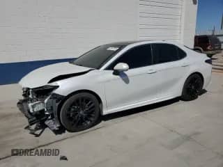 2022 Toyota Camry XSE с VIN 4T1K61BK8NU057425, выставлен на аукционе Copart как лот 62847395 с пробегом 73 198 миль миль и Списание • Salvage title. История ставок и продаж доступна на DreamBid. Изображение 1.