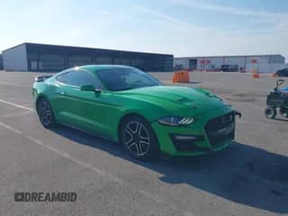 2019 Ford Mustang EcoBoost with VIN 1FA6P8TH7K5115194, listed as a IAAI auction lot 42944826 with 116,848 mi miles and . Bid and sale history available at DreamBid. Image 1.