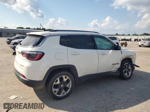 2021 Jeep Compass Limited with VIN 3C4NJDCB8MT565354, listed as a Copart auction lot 71197255 with 89,500 mi miles and Salvage title. Bid and sale history available at DreamBid. Image 3.