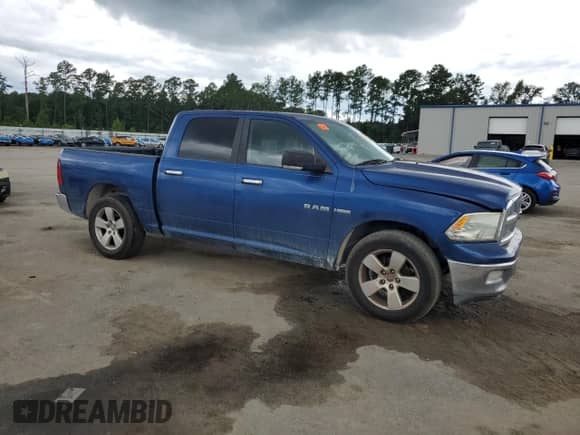 2010 Dodge 1500 SLT with VIN 1D7RB1CT8AS100386, listed as a Copart auction lot 67678845 with Not provided miles and Clean title. Bid and sale history available at DreamBid. Image 4.
