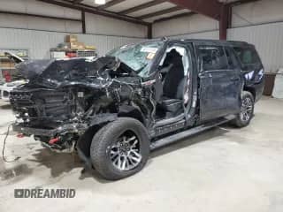2025 Chevrolet Suburban Z71 с VIN 1GNS6DRD6SR113994, выставлен на аукционе Copart как лот 45117115 с пробегом 1 980 миль миль и Списание • Salvage title. История ставок и продаж доступна на DreamBid. Изображение 1.