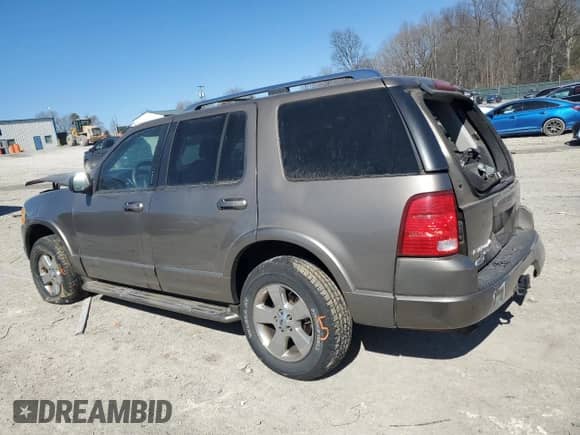 2003 Ford Explorer with VIN 1FMZU65K53UB45794, listed as a Copart auction lot 46523365 with 123,840 mi miles and Salvage title. Bid and sale history available at DreamBid. Image 2.