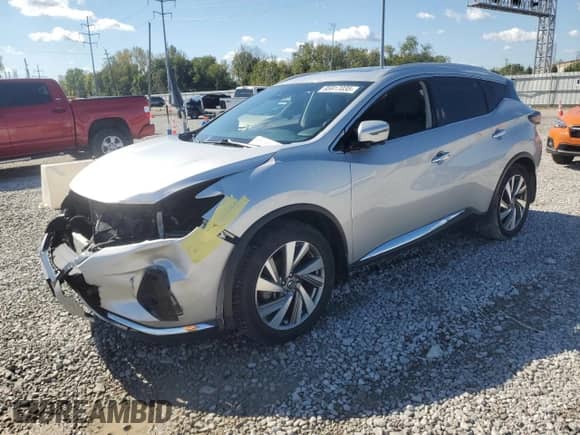 2019 Nissan Murano S с VIN 5N1AZ2MS6KN159589, выставлен на аукционе Copart как лот 85917035 с пробегом 54 275 миль миль и Списание • Salvage title. История ставок и продаж доступна на DreamBid. Изображение 1.