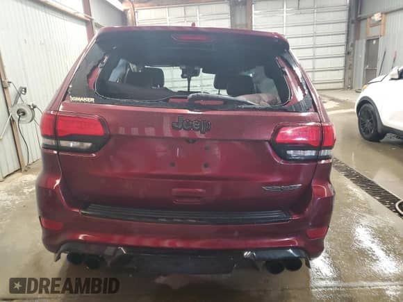 2018 Jeep Grand Cherokee Trackhawk z VIN 1C4RJFN94JC344008, wystawiony jako Copart lot #76353944 z przebiegiem Nie podano mil oraz Szkoda całkowita • Salvage title. Historia ofert i sprzedaży dostępna na DreamBid. Obrazek 6.