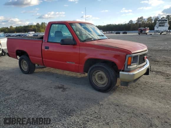 1995 GMC Sierra 1500 z VIN 1GTEC14Z6SZ505311, wystawiony jako Copart lot #80279494 z przebiegiem 355 596 mil mil oraz Szkoda całkowita • Salvage title. Historia ofert i sprzedaży dostępna na DreamBid. Obrazek 4.