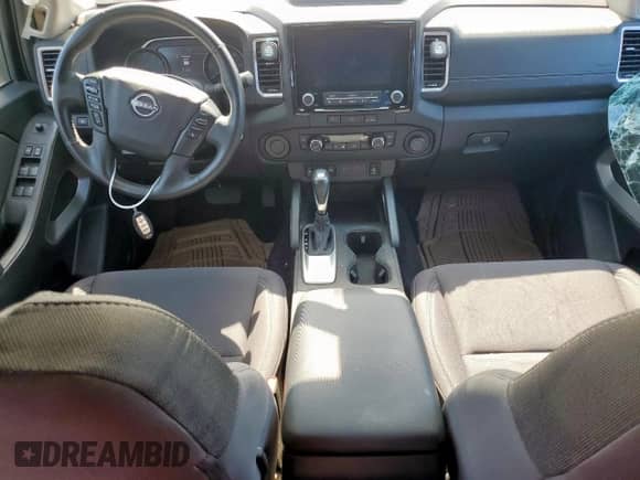 2024 Nissan Frontier SV with VIN 1N6ED1EJ4RN652165, listed as a Copart auction lot 55844165 with 21,506 mi miles and Salvage title. Bid and sale history available at DreamBid. Image 8.