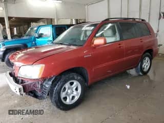 2003 Toyota Highlander с VIN JTEGD21AX30068859, выставлен на аукционе Copart как лот 69411165 с пробегом 144 116 миль миль и Списание • Salvage title. История ставок и продаж доступна на DreamBid. Изображение 1.